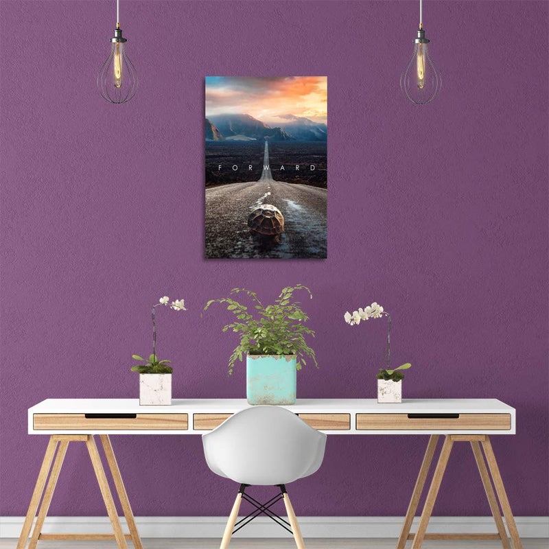 Yetaryy Inspirational Entrepreneur Quotes with Words Wall Art Motivational Forward Painting Prints on Canvas Modern Inspiring Posters Prints Artwork Home Office Classroom School Decor - 12" Wx18 H - Image 4